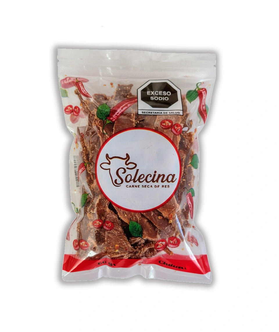 Cecina de Res Sabor Chile de Árbol
