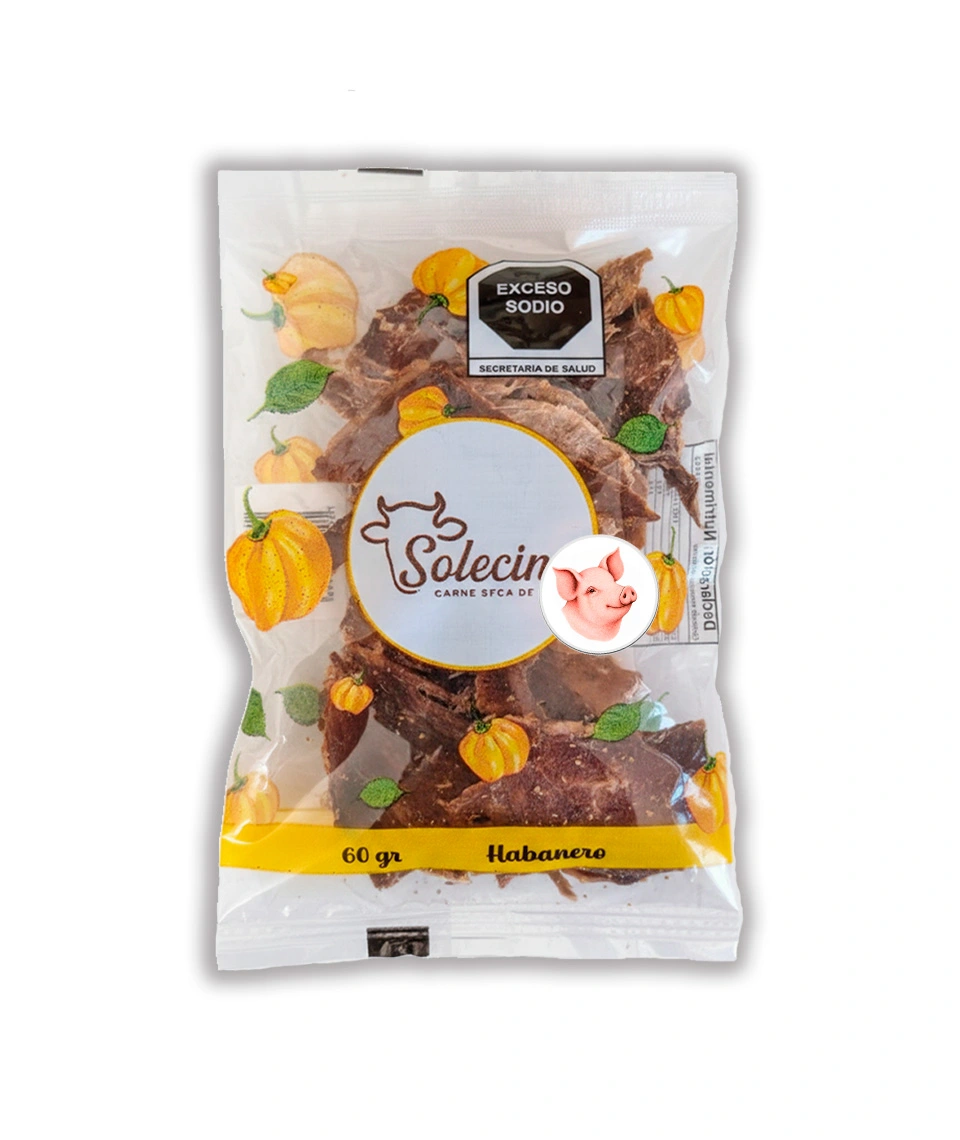 Cecina de Cerdo Sabor Chile Habanero