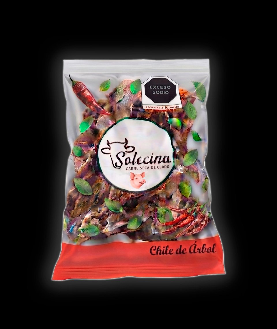 Cecina de Cerdo Sabor Chile de Árbol