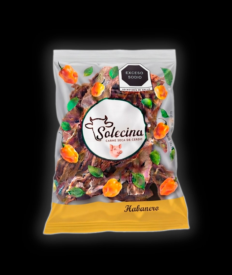 Cecina de Cerdo Sabor Chile Habanero