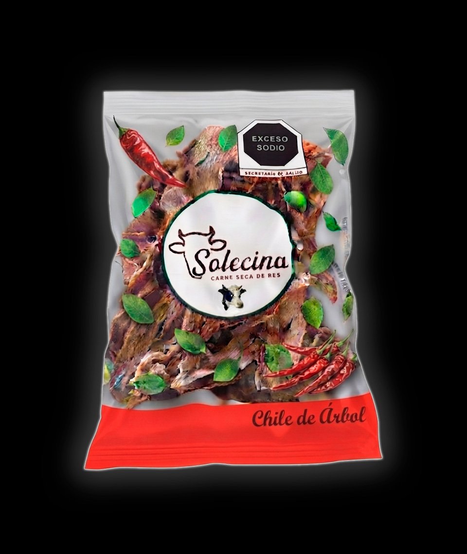 Cecina de Res Sabor Chile de Árbol