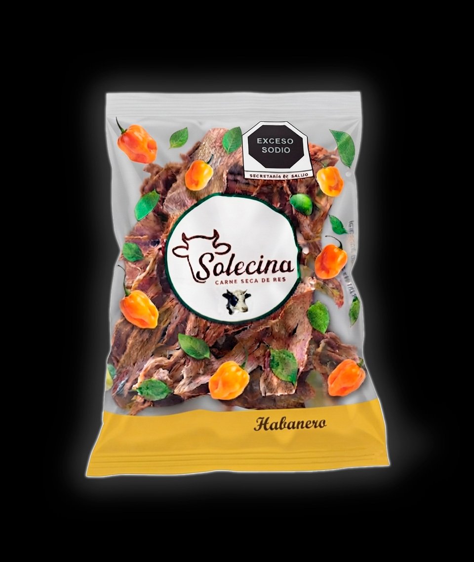 Cecina de Res Sabor Chile Habanero